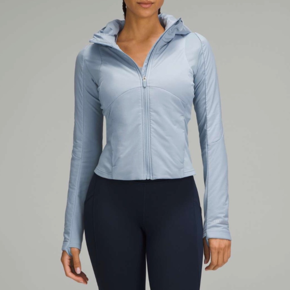 Lululemon Push Your Pace Jacket Colour Concrete Blue